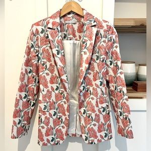 Alice and Olivia Macy Brocade blazer